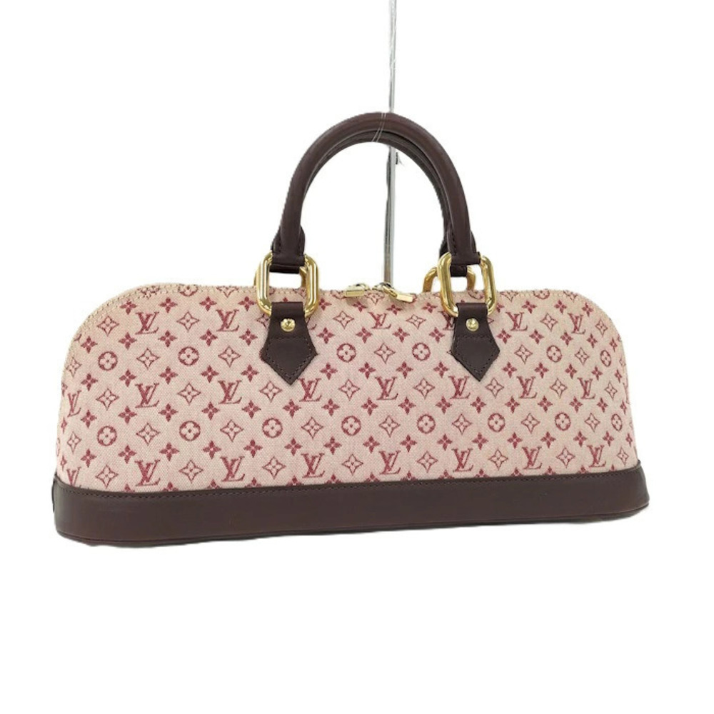 Louis Vuitton Alma Long Handbag Monogram Cerise Red Cherry